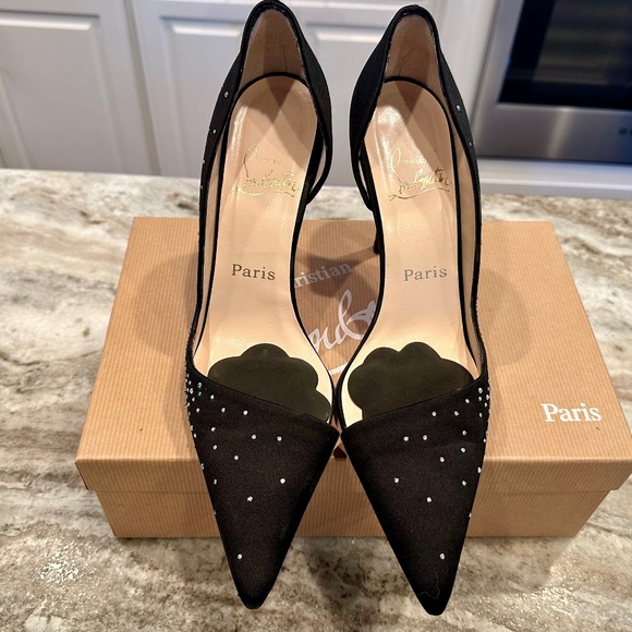 Christian Louboutin Strass Helmoon d’Orsay Pumps – Size 38 – Vintage 2004 - Picture 5 of 8